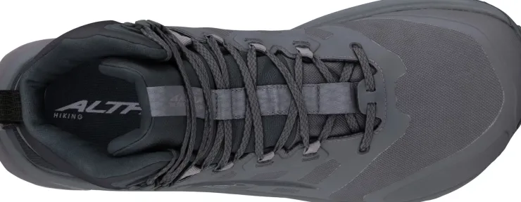 Altra Mens Lone Peak 9 Waterproof Mid Boots - Black-Gray Clearance