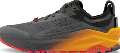 Altra Mens Olympus 6 Trail Shoes - Black-Orange Hot