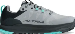 Altra Womens Lone Peak 9 Waterproof Low Trail Shoes - Black-Gray Hot