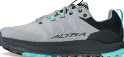 Altra Womens Lone Peak 9 Waterproof Low Trail Shoes - Black-Gray Hot