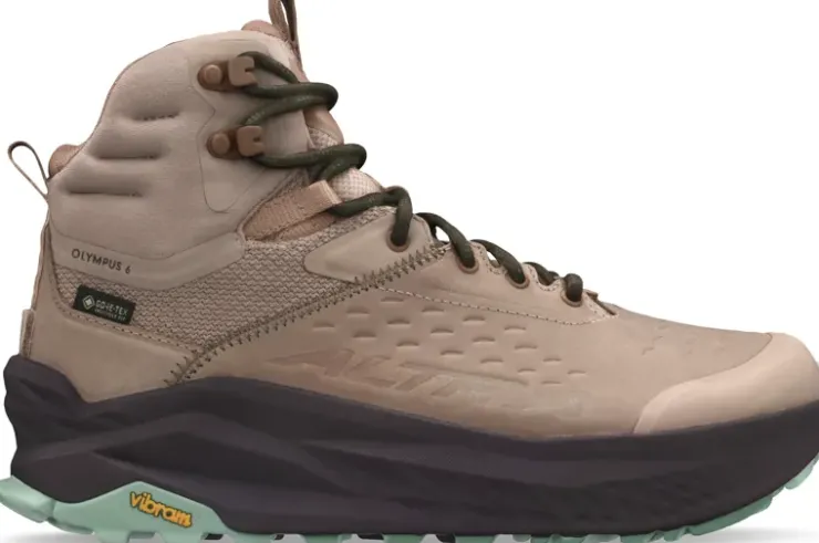 Altra Womens Olympus 6 Hike Mid GTX Boots - Tan Fashion