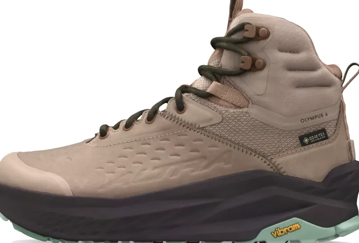 Altra Womens Olympus 6 Hike Mid GTX Boots - Tan Fashion