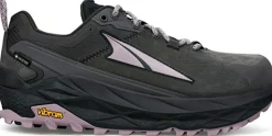 Altra Womens Olympus 5 Hike Low GTX Trail Shoes - Gray-Black Clearance