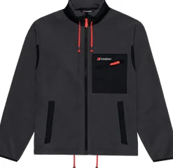 Berghaus Unisex Ascent 91 Fleece Jacket - AU Grey Pinstripe-Jet Black Hot