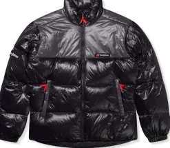 Berghaus Unisex Blockback Down Jacket - Jet Black-Grey Pinstripe Online