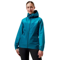 Berghaus Womens Deluge Pro 3.0 Jacket - Deep Ocean-Jungle Jewel Discount