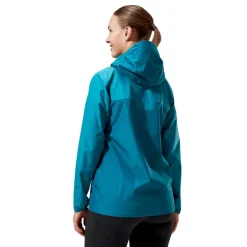Berghaus Womens Deluge Pro 3.0 Jacket - Deep Ocean-Jungle Jewel Discount