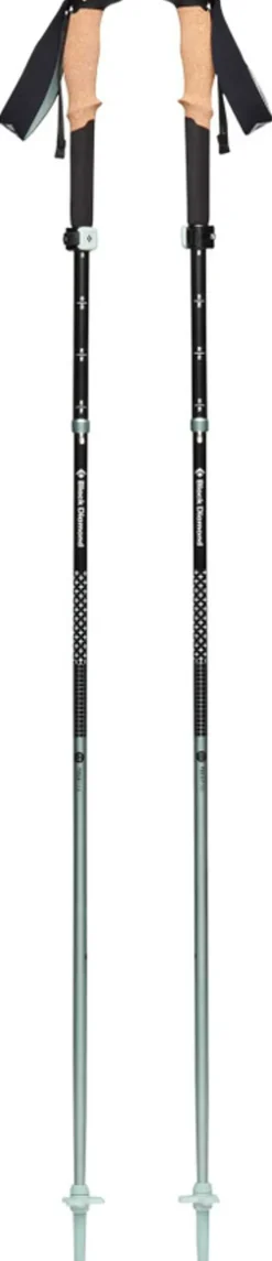 Black Diamond Pursuit FLZ Trekking Poles - Black-Foam Green - S/M Discount