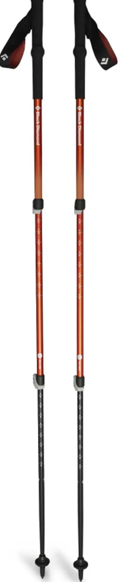 Black Diamond Trail Back Trekking Poles - Burnt Sienna Clearance