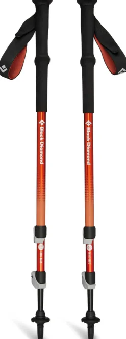 Black Diamond Trail Back Trekking Poles - Burnt Sienna Clearance