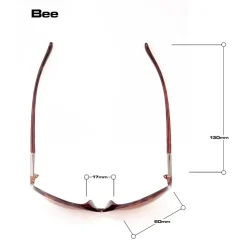 Bloc Eyewear BLOC Bee Sunglasses - Shiny Tortoiseshell-Brown Graduated Fashion