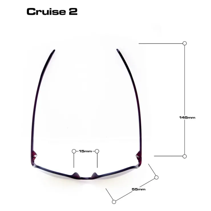 Bloc Eyewear BLOC Cruise 2 Sunglasses - Matt Black-Grey Discount