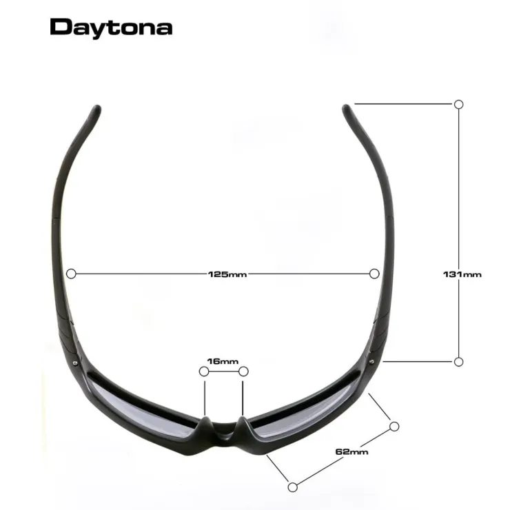 Bloc Eyewear BLOC Daytona Sunglasses - Matt Black-Polarised Hot