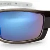 Bloc Eyewear BLOC Delta Sunglasses - Crystal Black-Blue Mirror Online