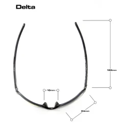 Bloc Eyewear BLOC Delta Sunglasses - Crystal Black-Blue Mirror Online