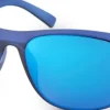 Bloc Eyewear BLOC Elba Sunglasses - Matt Blue-Blue Mirror Discount