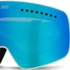 Bloc Eyewear BLOC Fifty-Five Goggle - Matt White-Blue Mirror Lens-Powder Lens Outlet