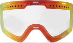 Bloc Eyewear BLOC Fifty-Five Goggle - Matt White-Blue Mirror Lens-Powder Lens Outlet