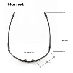 Bloc Eyewear BLOC Hornet Sunglasses - Shiny Black-Polarised Grey Sale