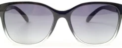 Bloc Eyewear BLOC Lilly Sunglasses - Crystal Black Fade-Grey Graduated Clearance