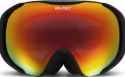 Bloc Eyewear BLOC Mask Goggle - Matt Black-Dark Brown Red Mirror Clearance