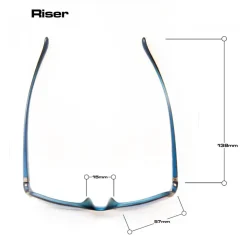Bloc Eyewear BLOC Riser Sunglasses - Black Blue-Blue Mirror Sale
