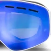 Bloc Eyewear BLOC Small Fit Moon Goggle - Matt White-Blue Mirror Lens Hot