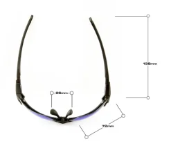 Bloc Eyewear BLOC Titan Sunglasses - Black-Red Mirror Clearance