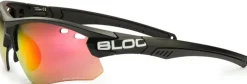 Bloc Eyewear BLOC Titan Sunglasses - Black-Red 4 Lens Pack Clearance
