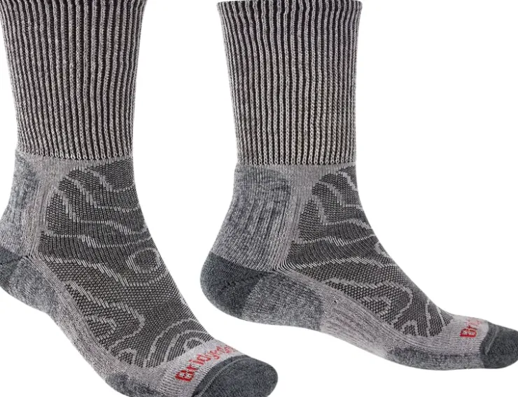 Bridgedale Mens Hike Lightweight Socks - Grey Outlet