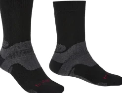 Bridgedale Mens Hike Midweight Merino Socks - Black Hot