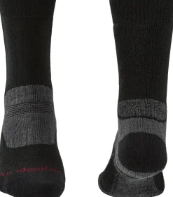 Bridgedale Mens Hike Midweight Merino Socks - Black Hot
