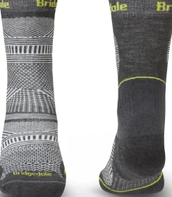 Bridgedale Mens Hike Ultralight T2 Coolmax Performance Original Boot Socks - Graphite Outlet