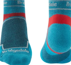 Bridgedale Mens TRAIL RUN Ultralight T2 Coolmax Sport Low Socks - Blue New
