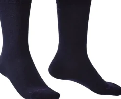 Bridgedale Unisex Thermal Liner Socks - Twin Pack - Navy Fashion