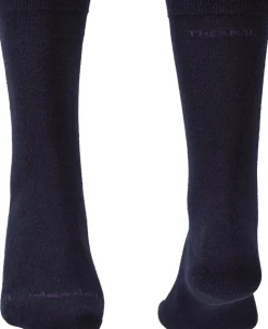 Bridgedale Unisex Thermal Liner Socks - Twin Pack - Navy Fashion