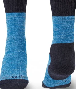 Bridgedale Womens Explorer Heavyweight Merino Comfort Boot Socks - Blue Marl Online