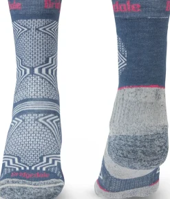 Bridgedale Womens Hike Ultralight T2 Coolmax Performance Boot Socks - Dark Denim Outlet