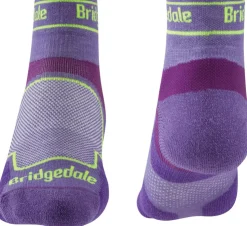Bridgedale Womens TRAIL RUN Ultralight T2 Coolmax Sport Low Socks - Purple Clearance