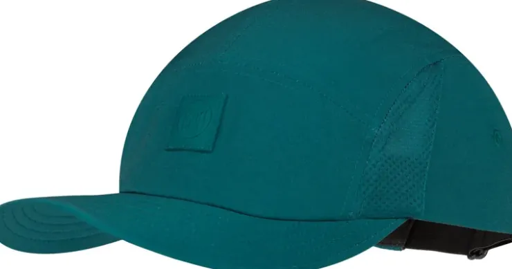 Buff 5 Panel Go Cap - Solid Teal Clearance