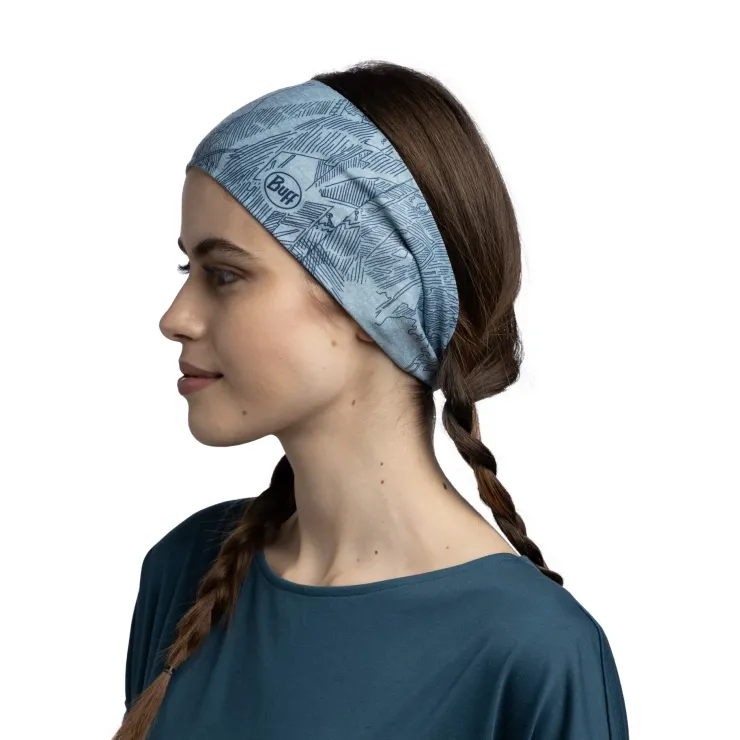 Buff Coolnet UV Wide Headband - Laven Mist Fashion
