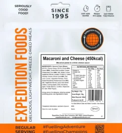Expedition Foods Macaroni and Cheese - 450kcal Outlet