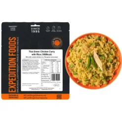 Expedition Foods Thai Green Chicken Curry with Rice - 1000kcal New