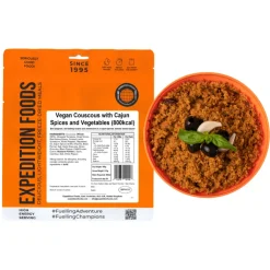 Expedition Foods Vegan Couscous with Cajun Spices and Veg - 800kcal Fashion