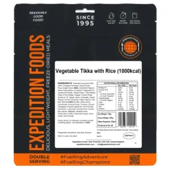 Expedition Foods Vegetable Tikka with Rice - 1000kcal Fashion
