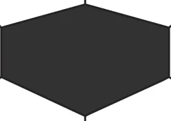 Fjallraven Abisko Lite 1 Footprint - Black Clearance