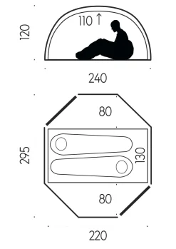 Fjallraven Abisko View 2 Tent - Sand Sale