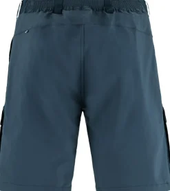 Fjallraven Mens Abisko Hybrid Trail Shorts - Navy Clearance