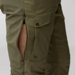 Fjallraven Mens Abisko Hybrid Trail Trousers - Black Best