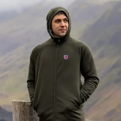 Fjallraven Mens Expedition Fleece Hoodie - Deep Forest Outlet